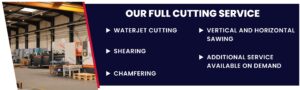 Aerometals and alloys Acnis international's machines are waterjet cutting, shearing, chamfering, horizontal and vertical saws. Any transformation can be offer on demand